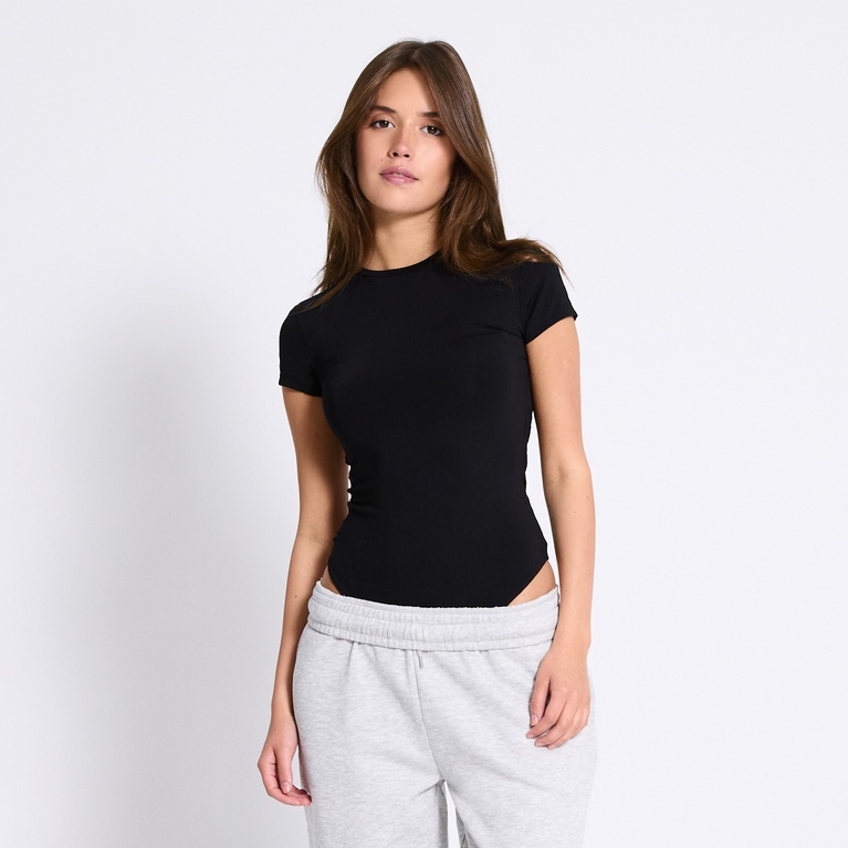 Cap sleeve body "Lyla" Black